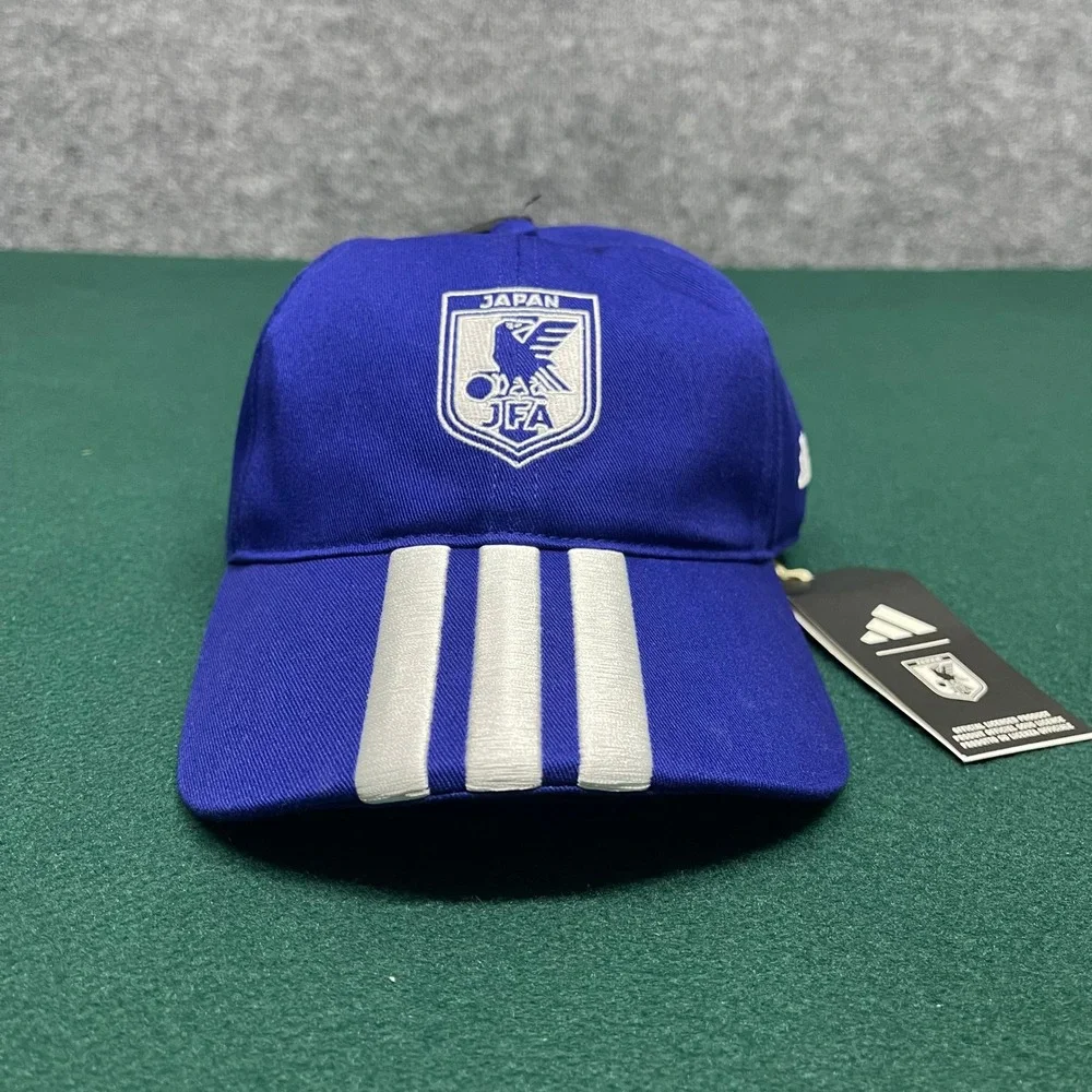 Japan Football Association Hat JFA Soccer Cap Purple Adjustable Strap OSFM NEW